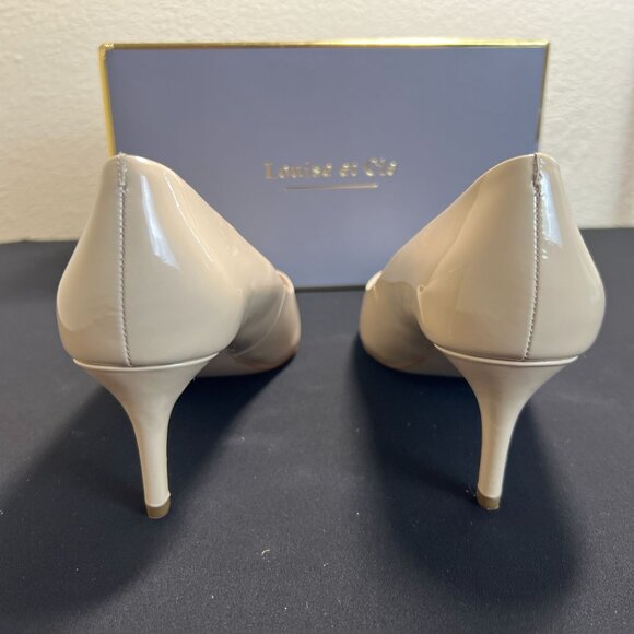 Louise Et Cie Lo-Jordyna 9.5M Nude Odessa Pointed Toe Patent Leather Pumps - Picture 10 of 16
